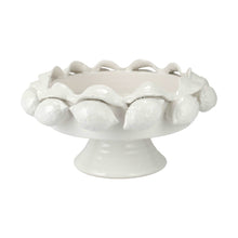 Load image into Gallery viewer, Vietri Limoni White Footed Fruit Bowl
