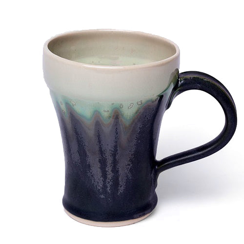 Ae Ceramics Round Series Tall Mug in Mint & Charcoal