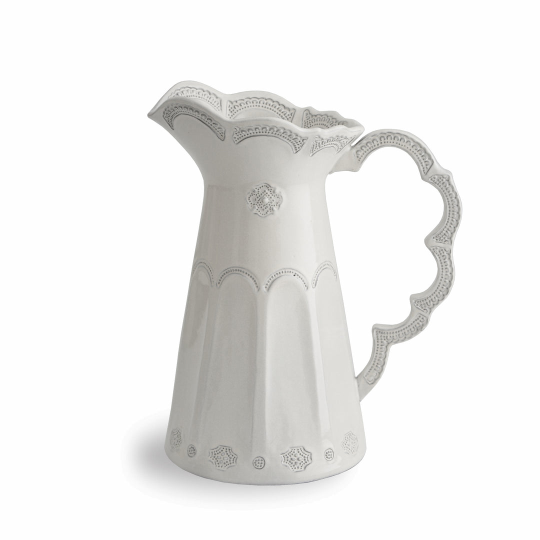 Arte Italica Merletto Antique Scalloped Pitcher