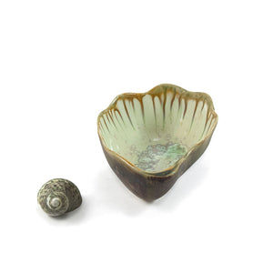 Ae Ceramics Oyster Series Small Nesting Bowl in Mint & Tortoise