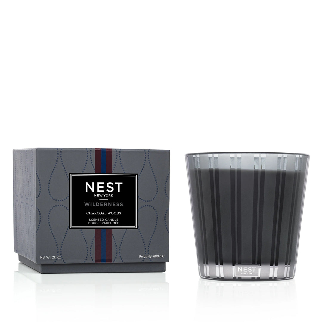 Nest Charcoal Woods 3-Wick Candle