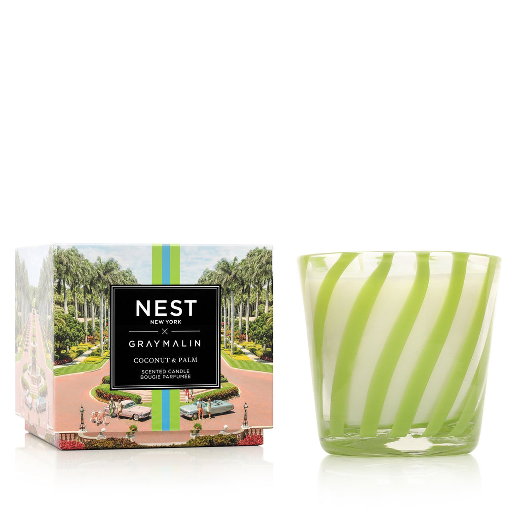 Nest x Gray Malin Coconut & Palm 3-Wick Candle
