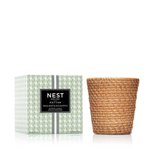 Load image into Gallery viewer, Nest Wild Mint &amp; Eucalyptus Rattan Classic Candle
