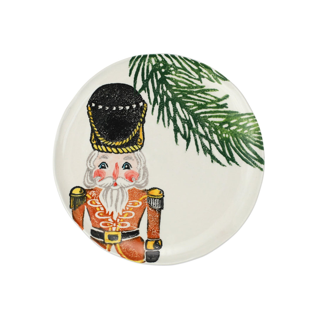 Vietri Nutcrackers Assorted Salad Plates