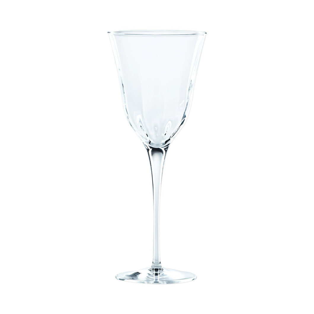 Vietri Optical Clear Wine Glass