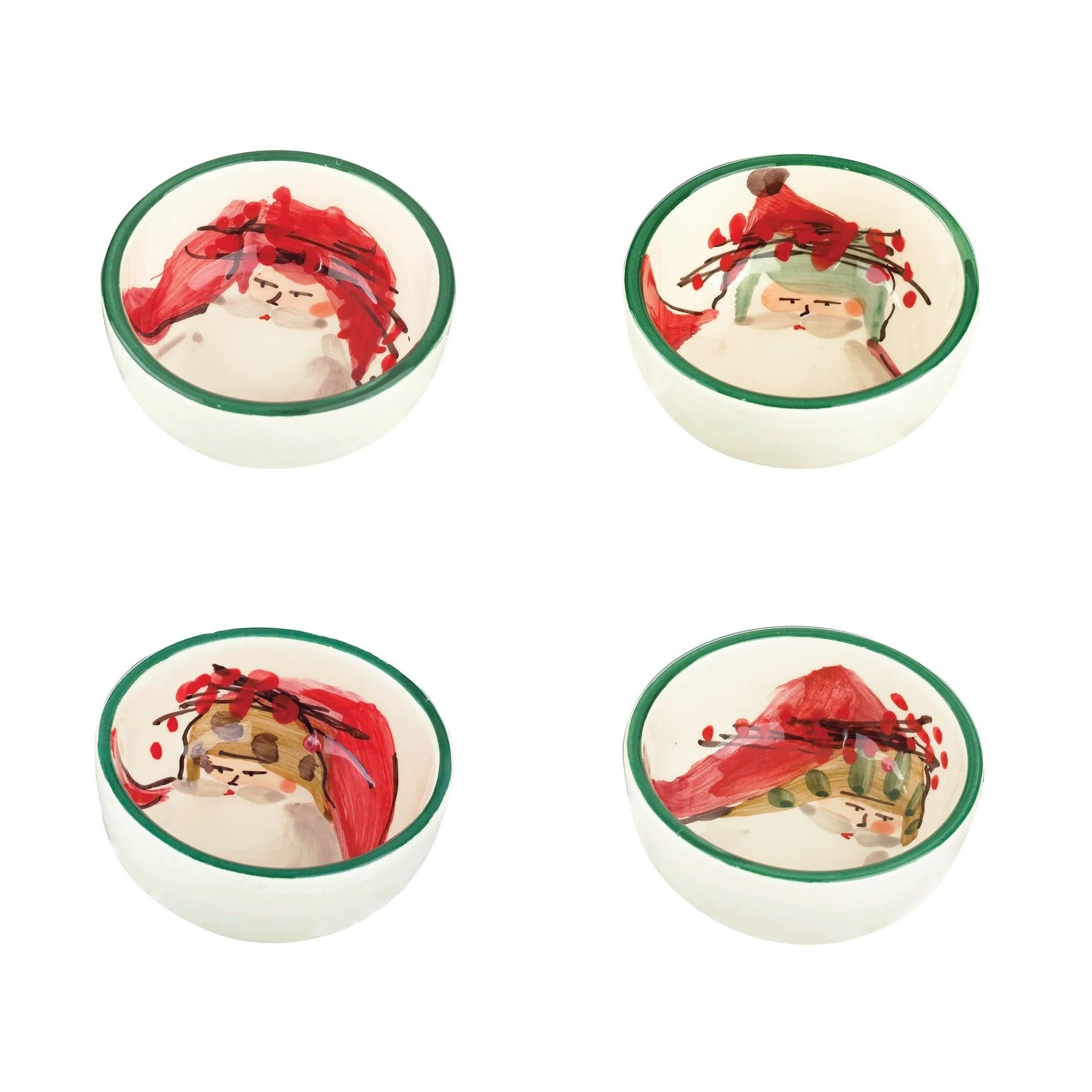 Vietri Old St. Nick Condiment Bowls - Thumbnail 3