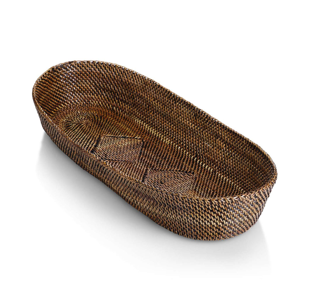 Calaisio Oval Bread Basket w/ Edging, Large