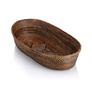 Calaisio Oval Bread Basket w/ Edging, Small