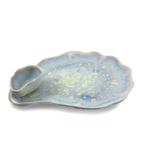 Ae Ceramics Oyster Series Platter in Pearl