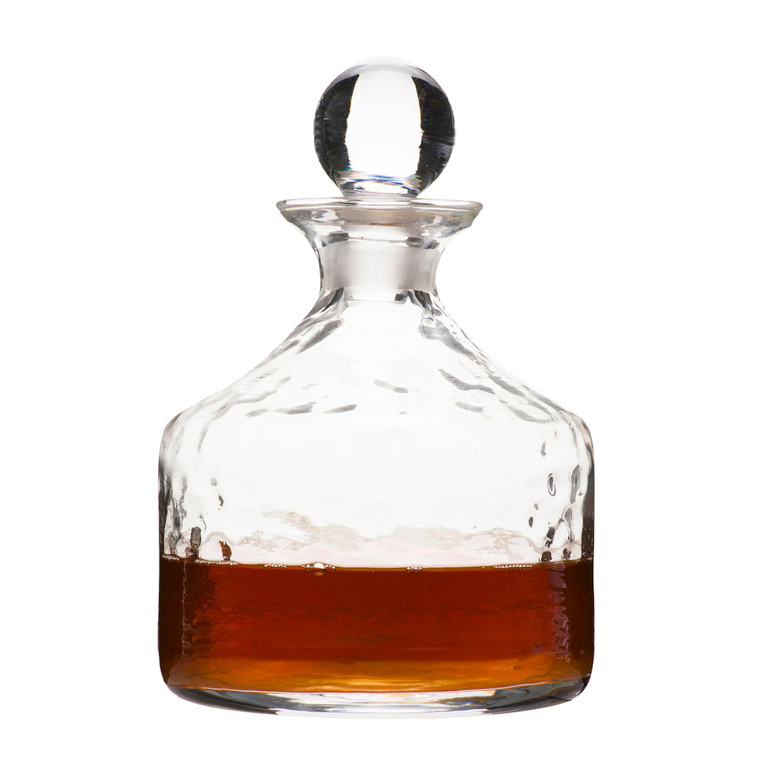 Juliska Puro Glass Whiskey Decanter