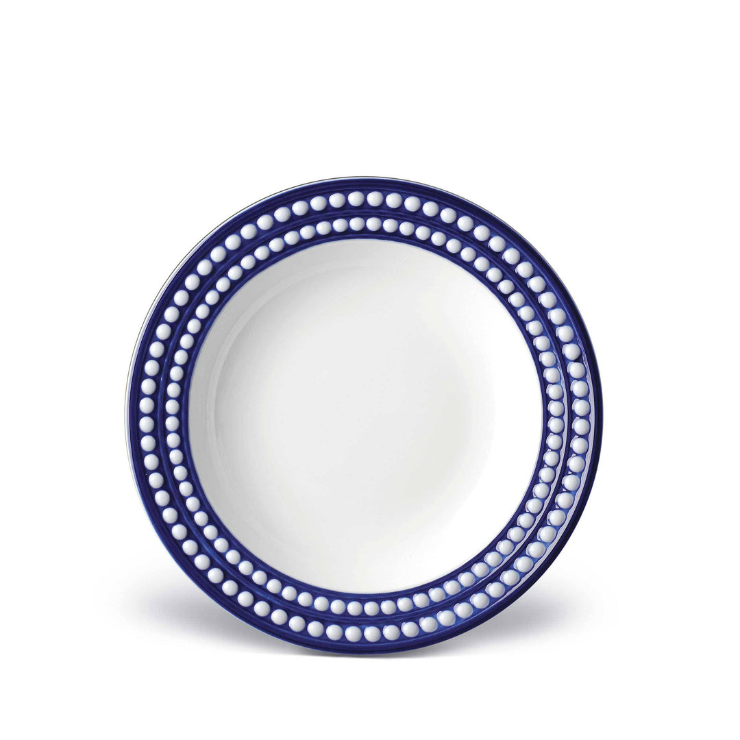 L'Objet Perlée Bleu Soup Plate