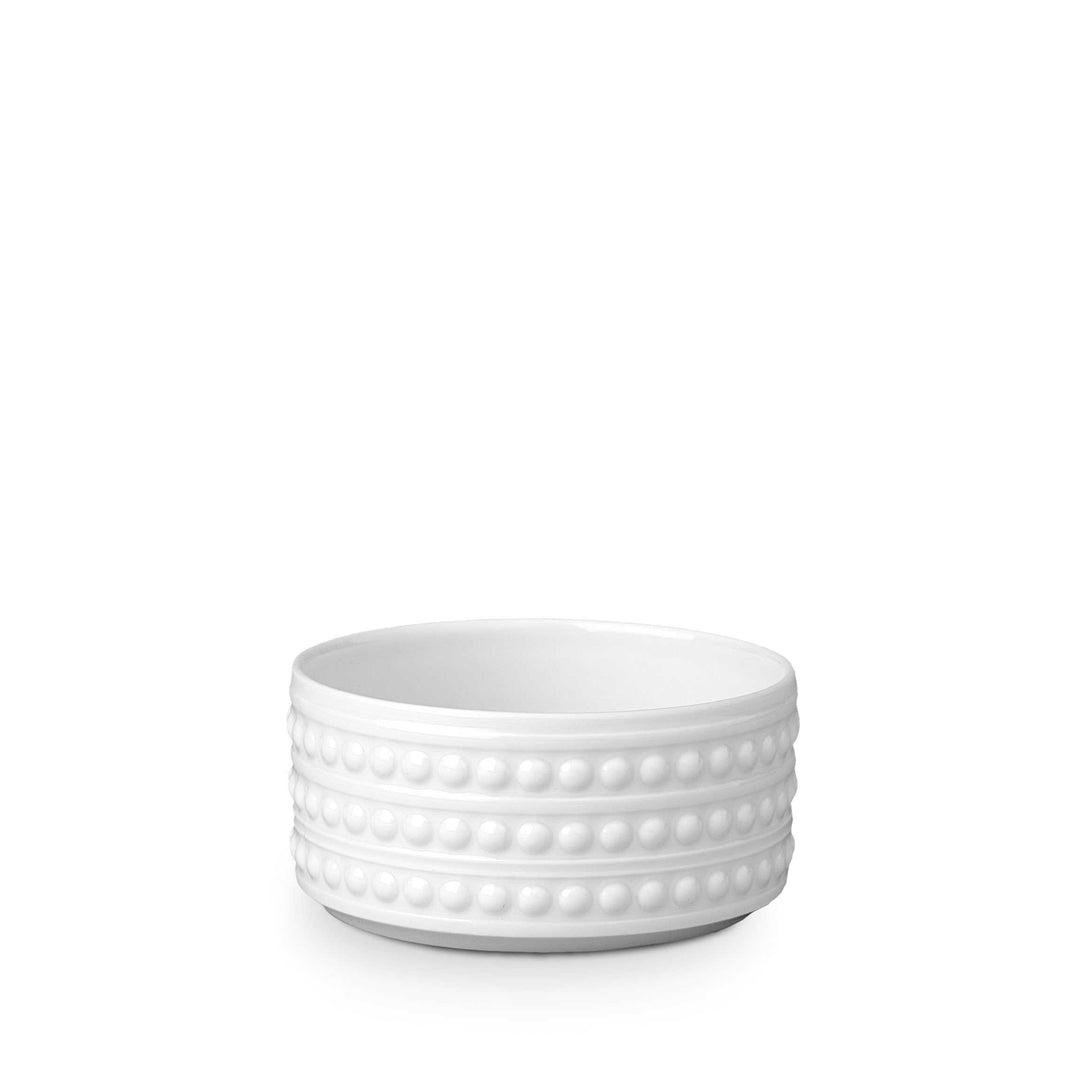 L'Objet Perlée White Deep Bowl Small