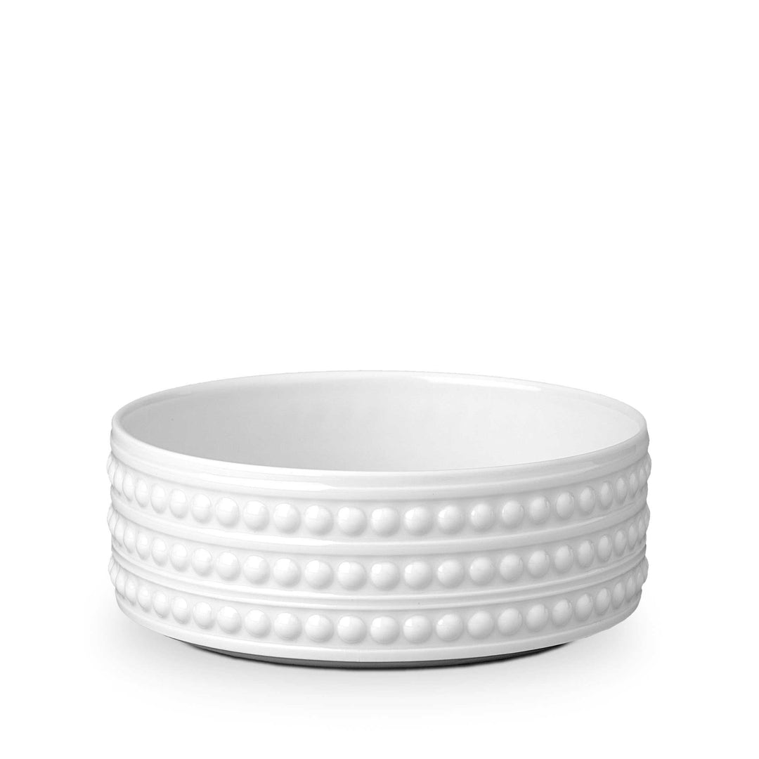 L'Objet Perlée White Deep Bowl Medium