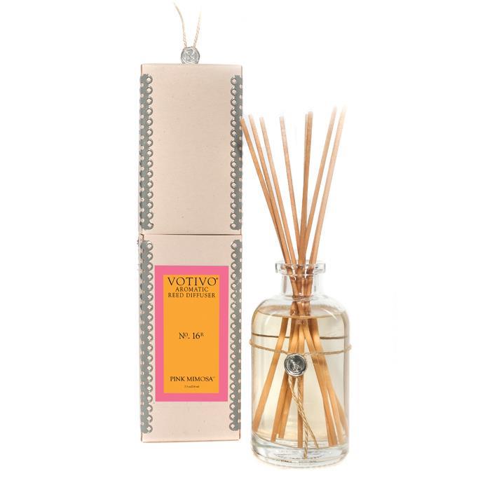 Votivo Pink Mimosa Reed Diffuser