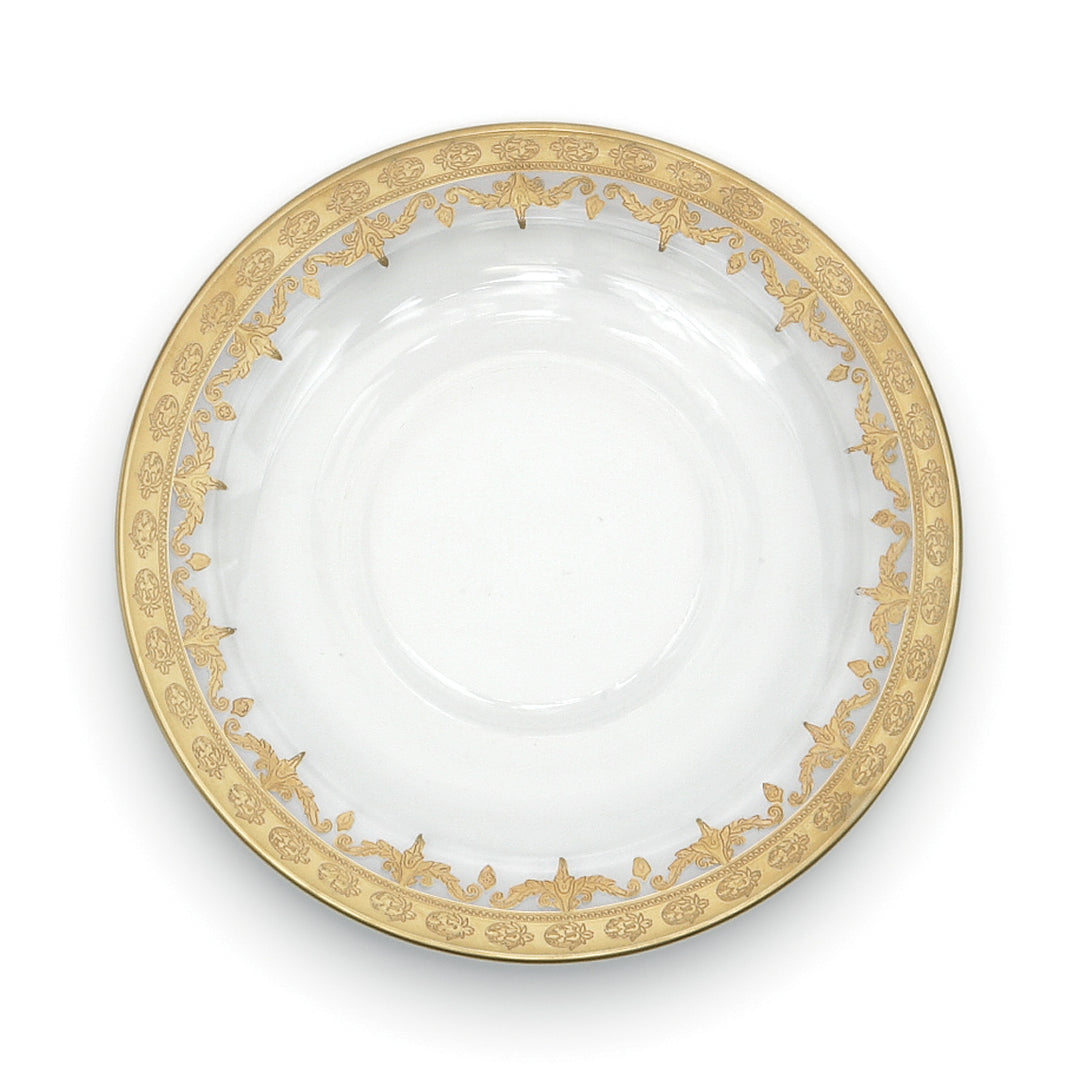 Arte Italica Vetro Gold Dinner Plate