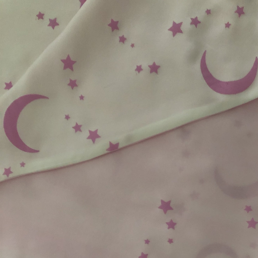 Silk Baby Lovey, Pink Moons & Stars