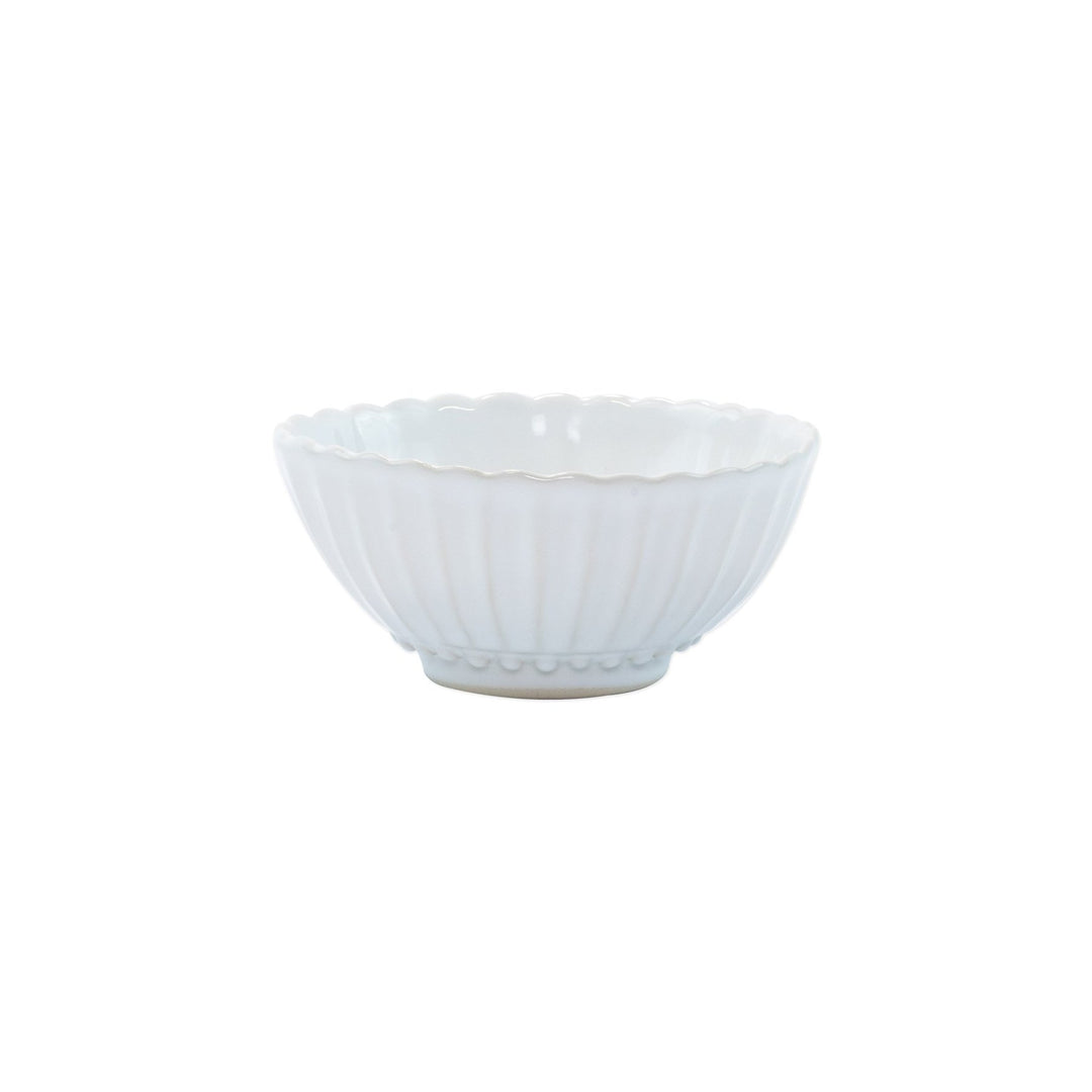 Vietri Incanto Stone White Stripe Bowl, Small