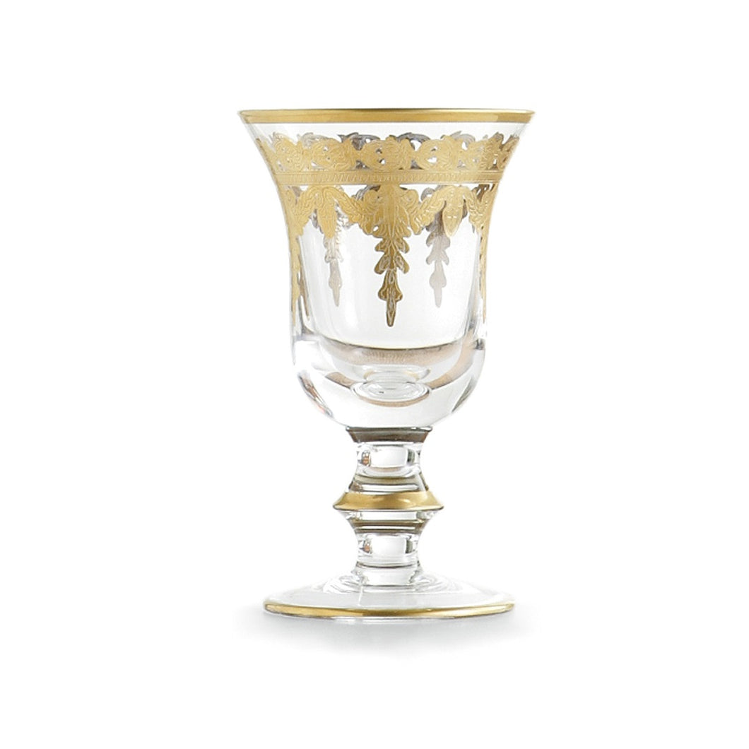 Arte Italica Vetro Gold Water/Wine Glass