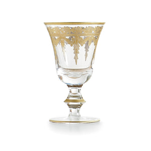Arte Italica Vetro Gold Wine Glass