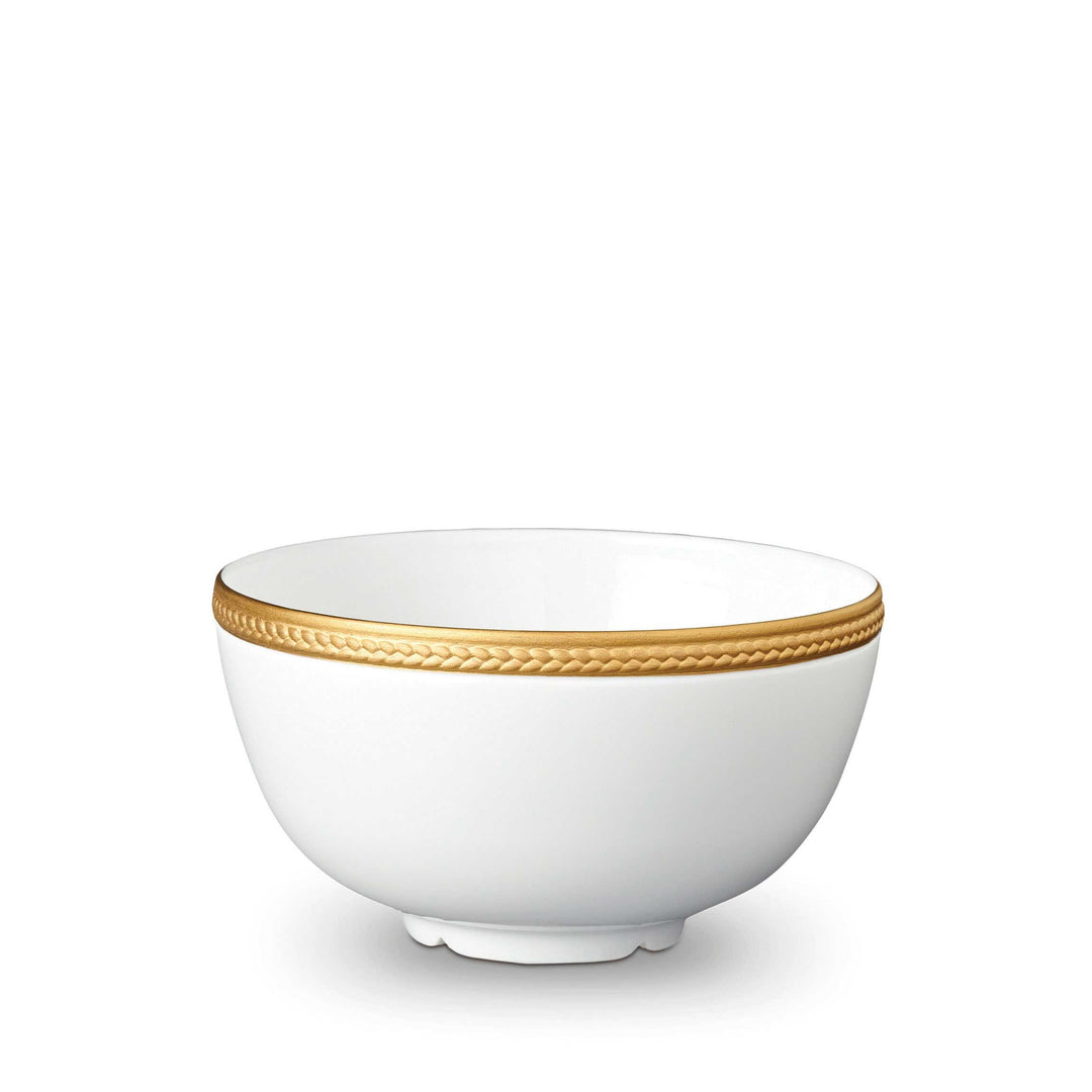 L'Objet Soie Tressée Gold Cereal Bowl