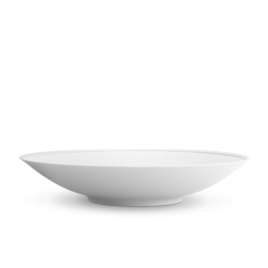 L'Objet Soie Tressée White Coupe Bowl Large