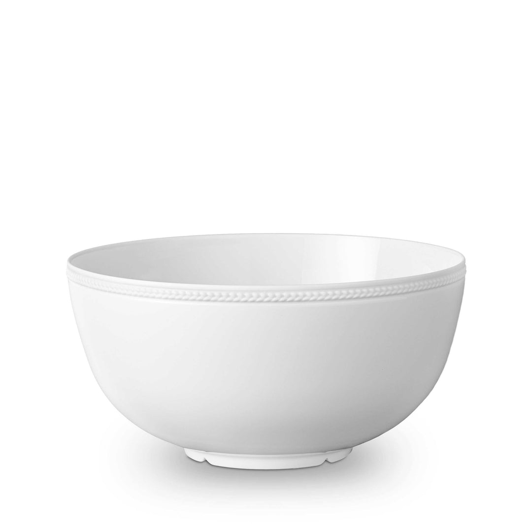 L'Objet Soie Tressée White Bowl, Large