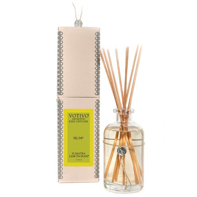 Votivo Sumatra Lemongrass Reed Diffuser