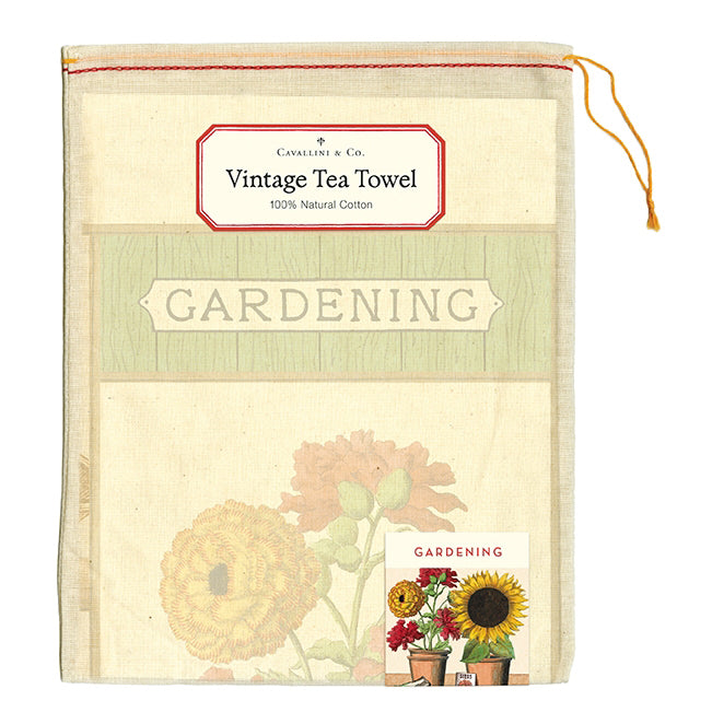 Cavallini Tea Towel - Gardening - Thumbnail 4