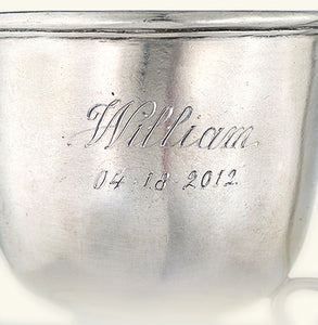 Match Pewter Baby Cup w/ Handle