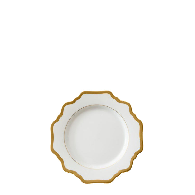 Anna Weatherley Antique White & Gold Bread & Butter