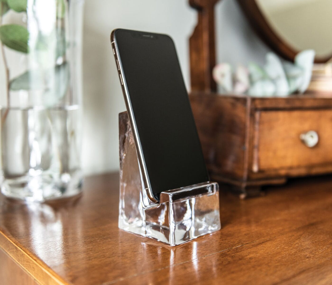 Simon Pearce Woodbury Phone Holder