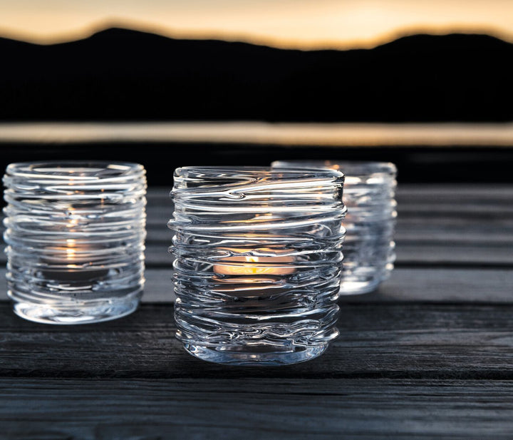 Simon Pearce Echo Lake Tealight in Gift Box