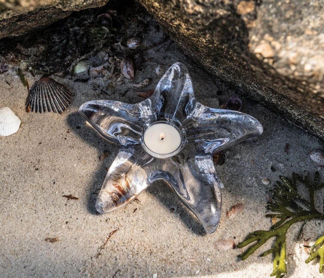 Simon Pearce Starfish Tealight in Gift Box