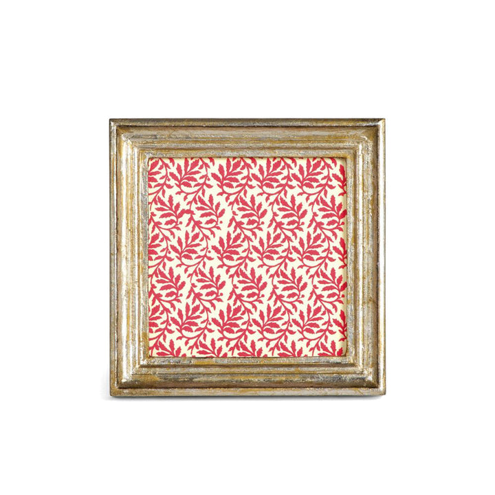 Antico Silver Leaf Florentine Frame, 3x3