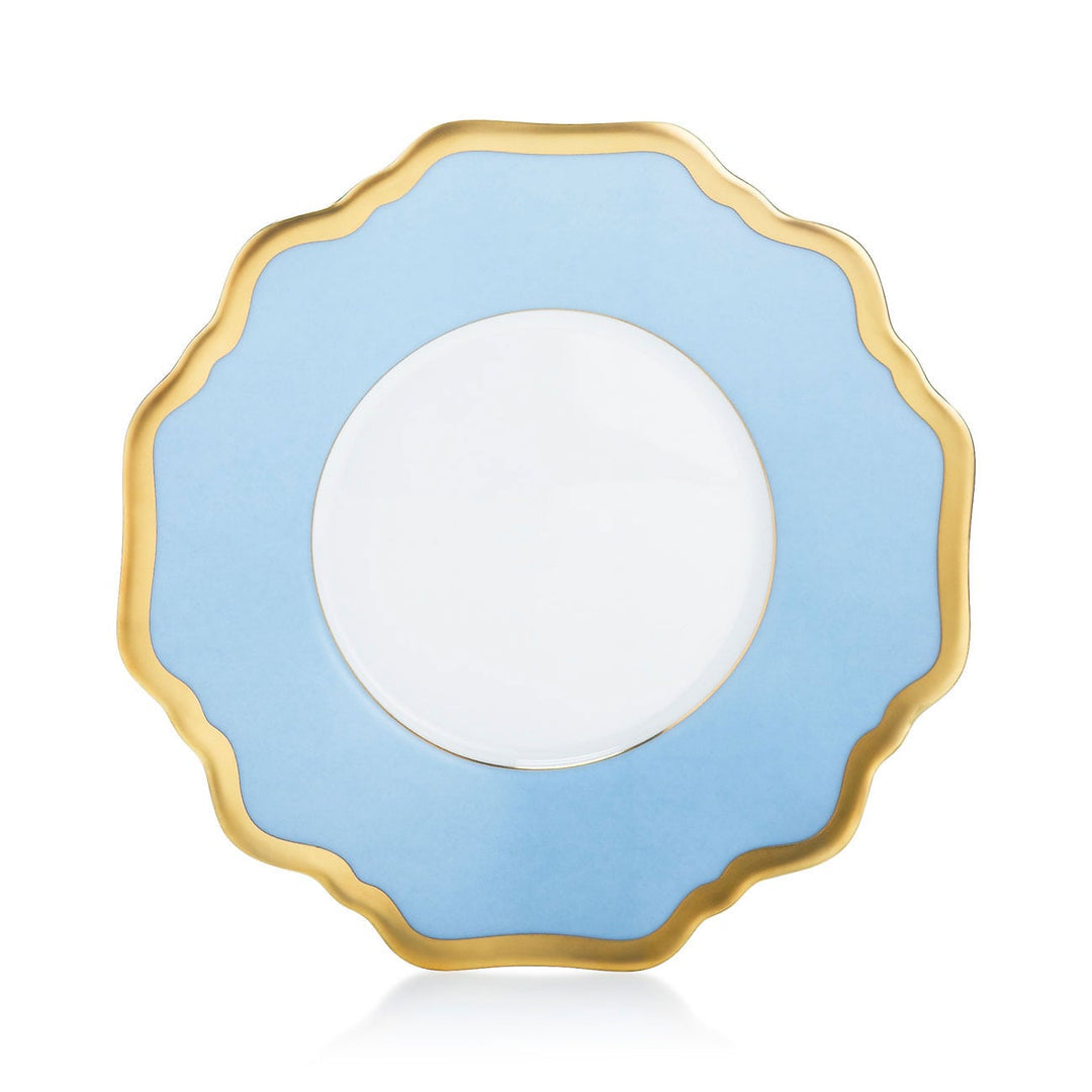 Anna Weatherley Anna's Palette Sky Blue Saucer