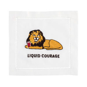 Liquid Courage Cocktail Napkins