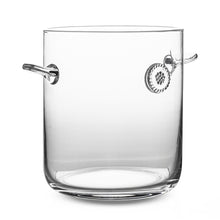 Load image into Gallery viewer, Juliska Berry &amp; Thread Glass Ice Bucket w/ Tongs
