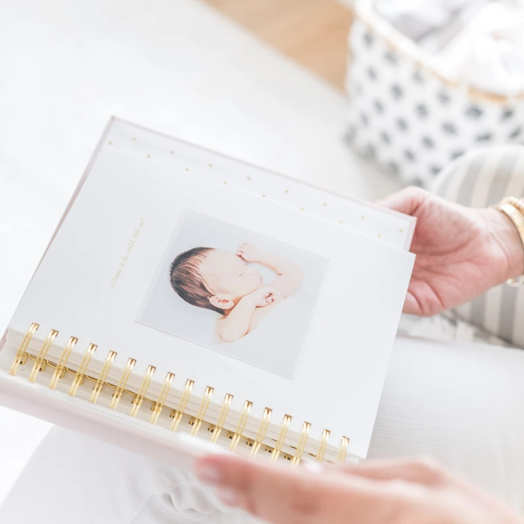 Baby Book in Flax