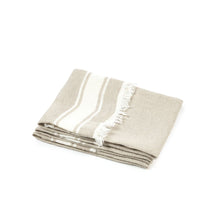 Load image into Gallery viewer, The Belgian Flax Stripe Guest Towel
