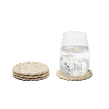 Load image into Gallery viewer, Whitley Natural Jute Coaster Set

