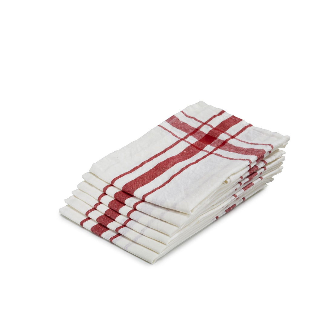 Camaret Red Tea Towel