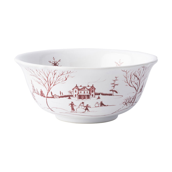 Juliska Country Estate Winter Frolic Ruby Cereal Bowl