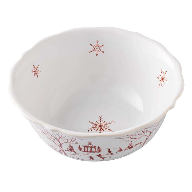 Juliska Country Estate Winter Frolic Ruby Cereal Bowl