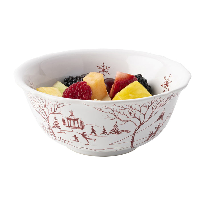 Juliska Country Estate Winter Frolic Ruby Cereal Bowl