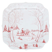 Load image into Gallery viewer, Juliska Country Estate Winter Frolic Ruby Santa&#39;s Naughty &amp; Nice List Cookie Tray
