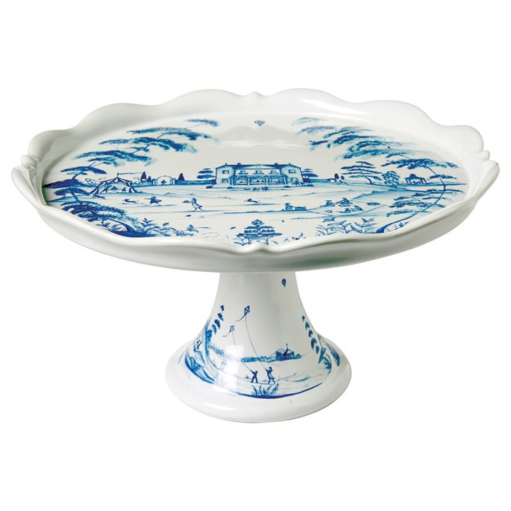 Juliska Country Estate Delft Blue Cake Stand Fete