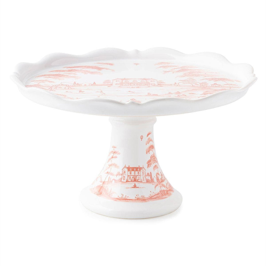 Juliska Country Estate Petal Pink Cake Stand