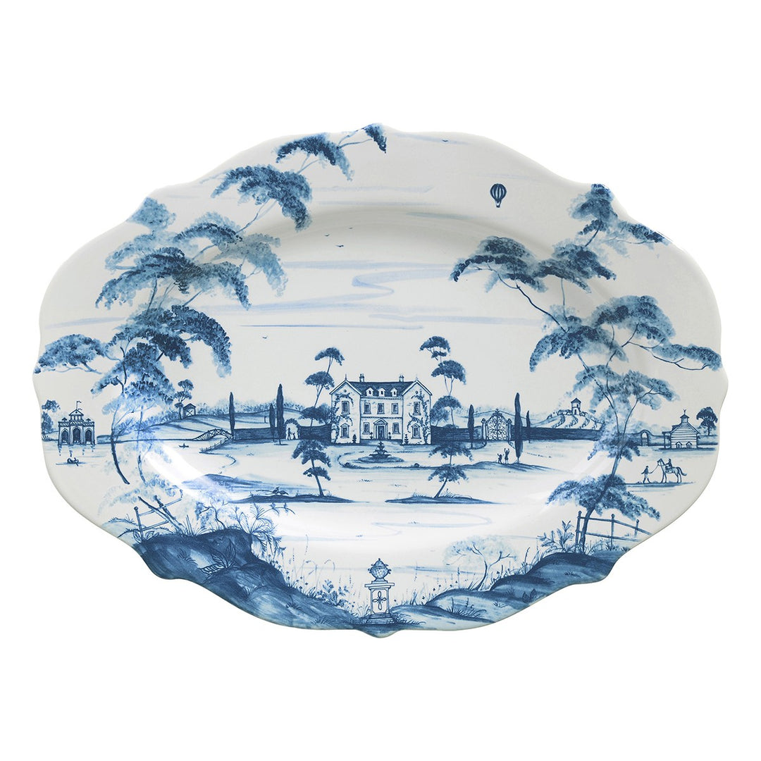 Juliska Country Estate Delft Blue Serving Platter, Large