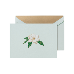 Crane & Co. Engraved Magnolia Blossom Notes