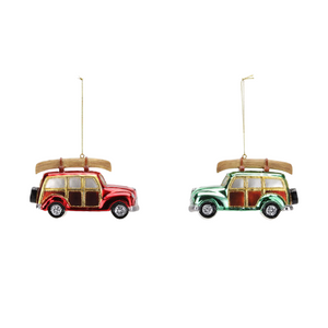 Woody Station Wagon Ornaments